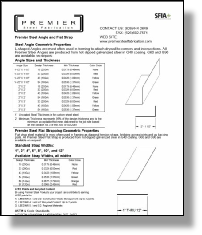 Diagonal Strap and Angle Shop Drawing